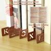 26Pcs Vinyl Record Dividers Alphabetical A-Z Wooden Record Storage Dividers Horizontal Vertical Record Holder Organizer Guides