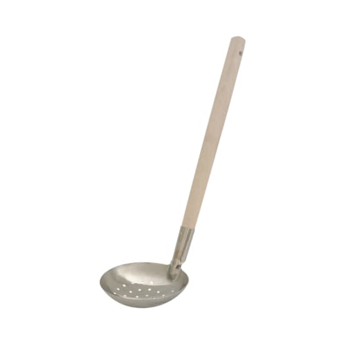 Arclands Wooden Handle Japanese Ladle with Holes 0049