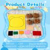 DIY Cartoon Tier Stickerei Puppen Kits Spaß Vliesstoff Einfädeln Nähbretter Kinder Kinder Handgemachte Bastelarbeiten Spielzeug Geschenke