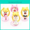 Adorable Sailor Moon Miniature 4pcs Set For Dollhouse And Cake Decoration
