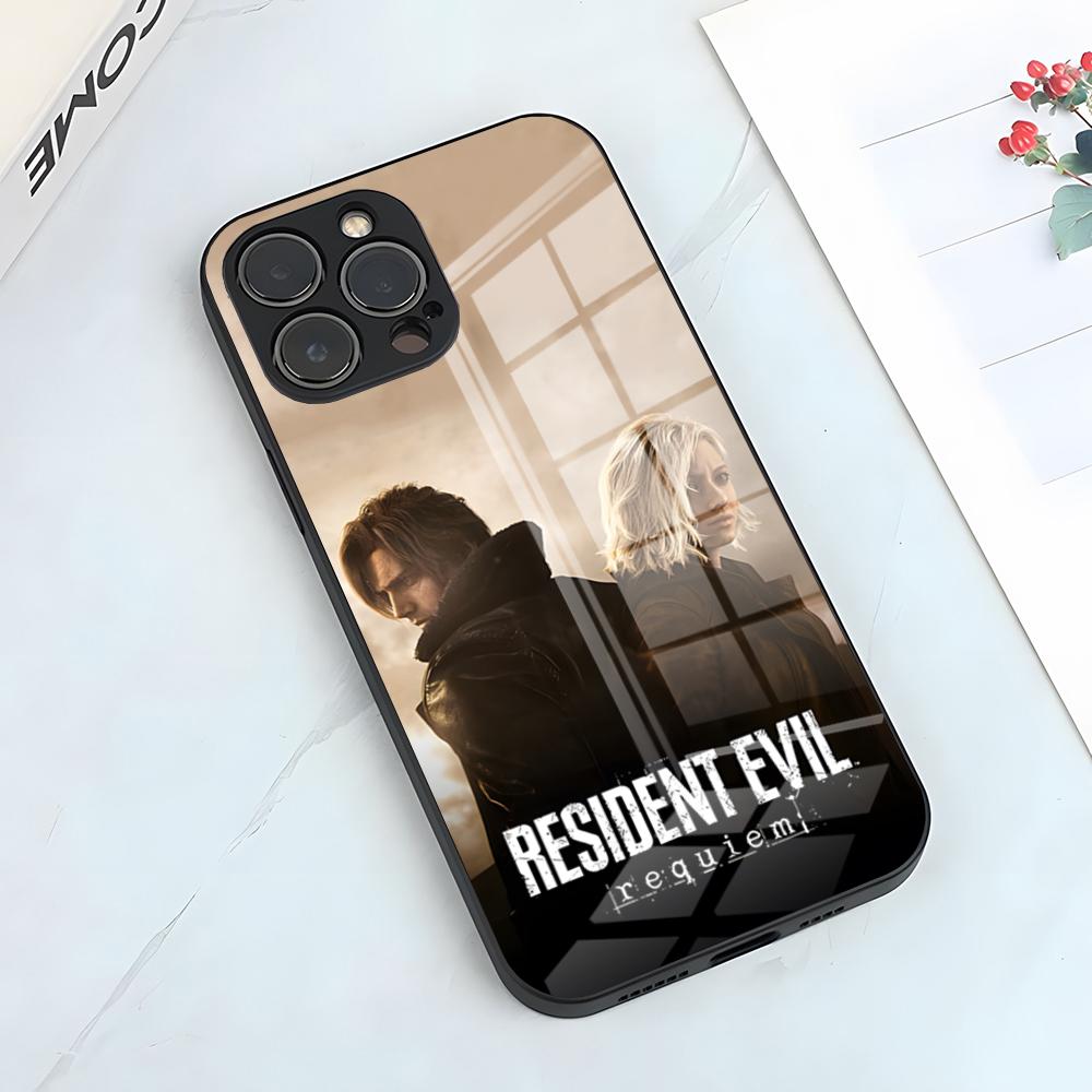 Resident Evil Umbrella Phone Case For IPhone 17 Pro Max 15 Pro 16 14 Plus 12 13 Mini 11 Pro Shockproof Glass Cover