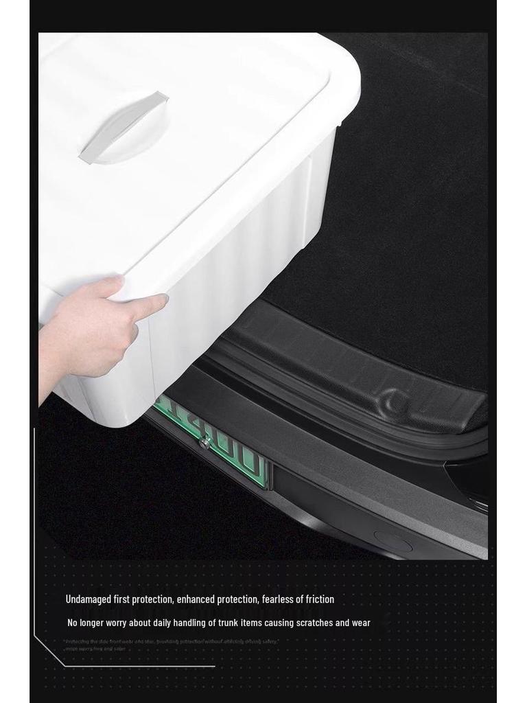 Aktualisierter Stoßstangenschutz hinten & Ladekantenschutzleiste für Tesla Model Y