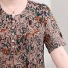 Plus Size Elegant Women's Blouses Summer Oversize Tops Woman Casual Short Sleeve Shirts