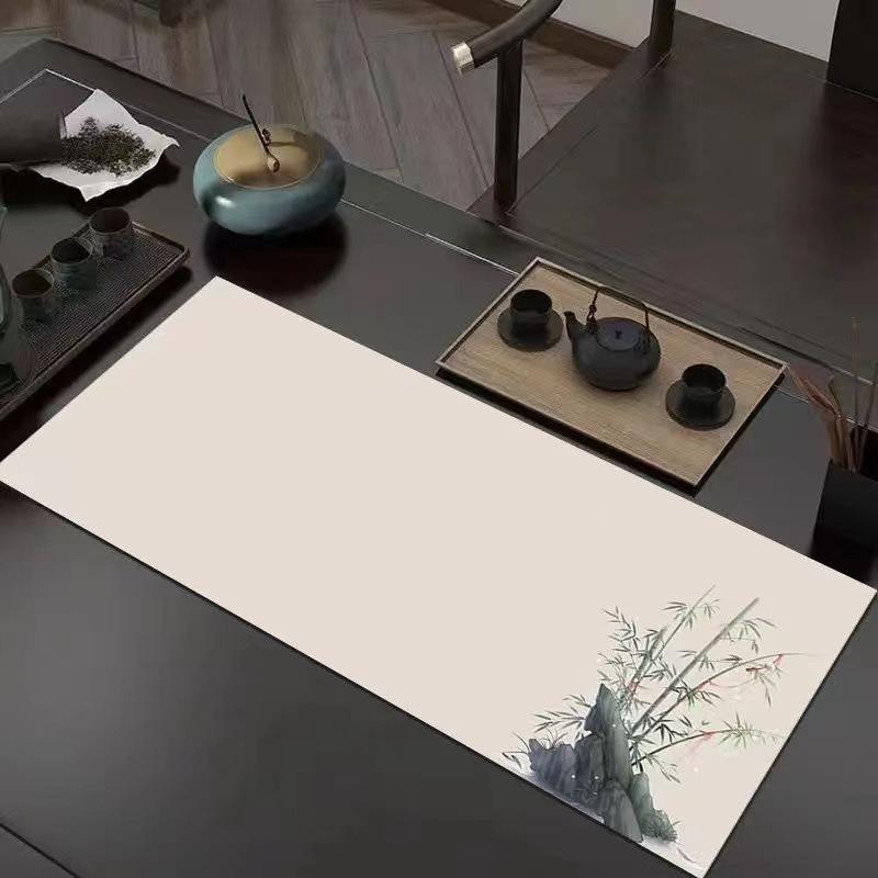 Household Teacup, Tea Table Mat, Kitchen Diatom Mud Drain Mat, New Chinese Long Coffee Table, Thermal Insulation and Absorbent Tablecloth, Spot