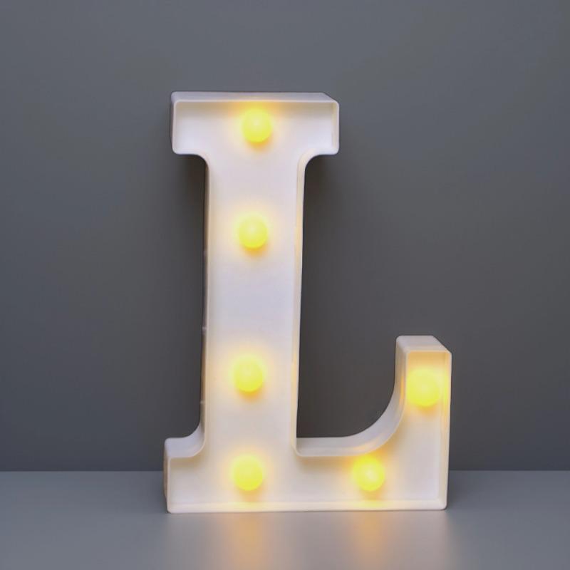 22cm LED Letter & Number Lights for Events - Perfect for Birthdays & Proposals.