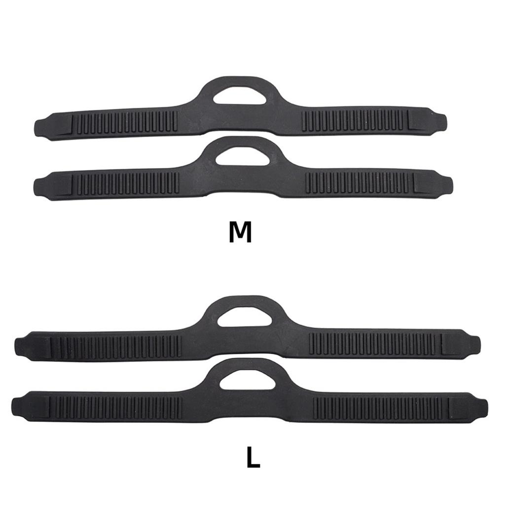 1Pair Scubas Diving Snorkeling Swim Fin Strap Fin Replacement Buckle Strap Adjustable Underwater Fin Buckle Strap