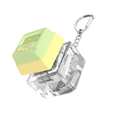1PC Mechanical Keyboards Clicks Toy With Colorful LED Lights Switches Tester For Desk Decoration And Relaxation