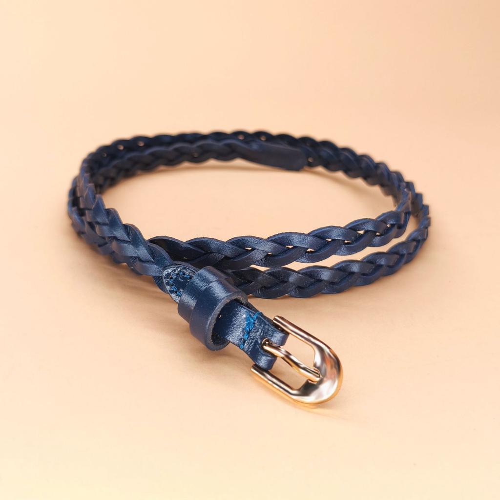 Handgefertigter Damengürtel aus gewebter Baumrinde der ersten Schicht mit Dornschließe, modische und vielseitige Dekoration