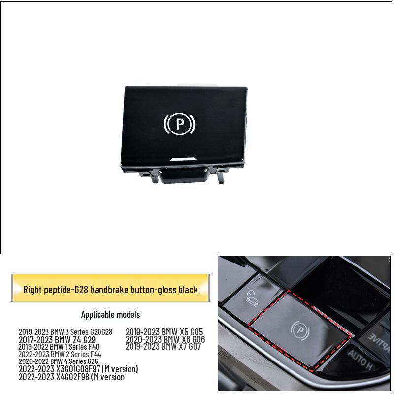BMW 5 & 7 Series Electronic Handbrake P Button for F18 F02 - Parking Brake Switch Accessory