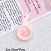 Handmade Pink Pig Resin Accessories: DIY Shoe Buckle, Hairpin, Jewelry Material