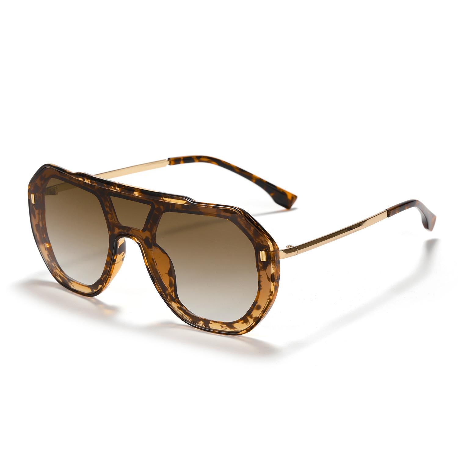 

Очки в большой оправе, персонализированные очки Toad, полуметаллические интегрированные очки, солнцезащитные очки, мужская уличная фотография, модные солнцезащитные очки, женские