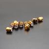 10Pcs Guitar Gold Plastic Barrel Switch Tip Electric Guitar Bass Knobs Potentiometer Cap Instrument Accessories