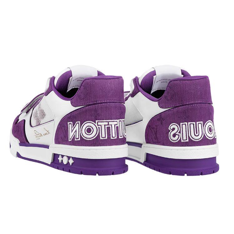 Louis Vuitton Lv Trainer 'White Violet' 1ABLYL
