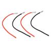 10 SZT. Kabel silnika szczotkowego RC Czarny Czerwony Złącze bananowe 4mm Przewód silikonowy 16AWG dla Axial Scx10