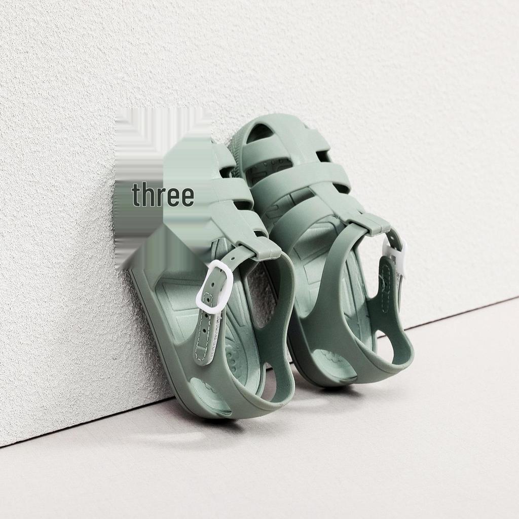 Children's Waterproof Velcro Beach Sandals – Non-Slip, Closed-Toe, Soft Sole for Boys & Girls