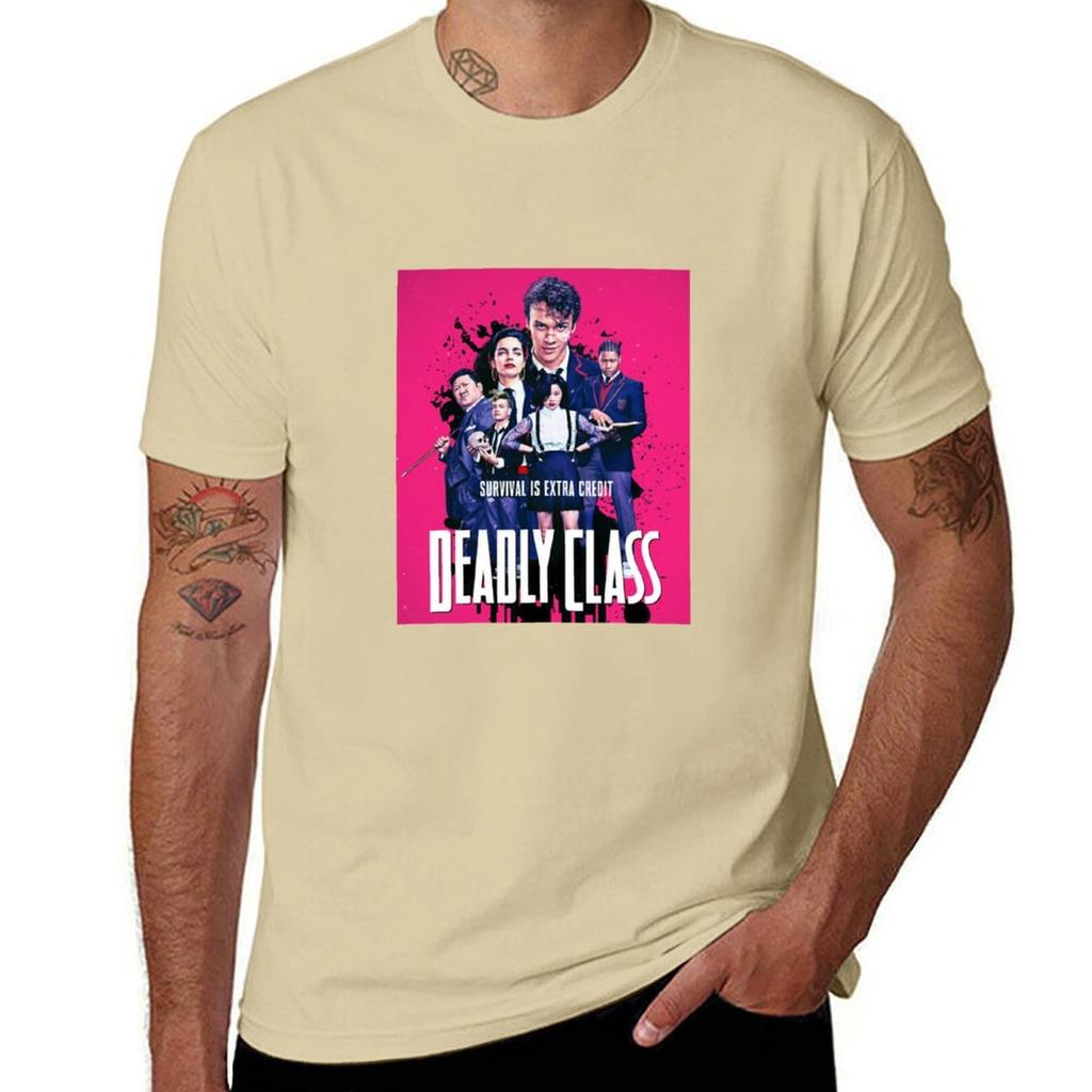 Deadly Class T-Shirt T-Shirt Oversizeds Anime Vintage Mens Tall T Shirts