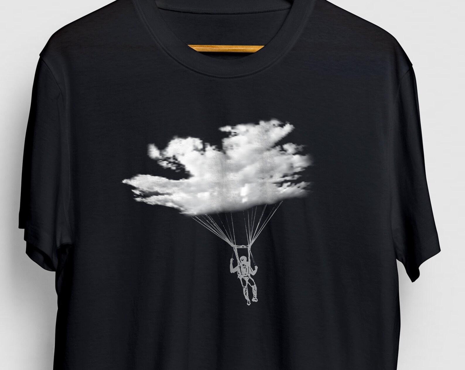Cloud Skydiving T-Shirt: Unisex Skydiving Gift XL