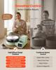Pottery Wheel for Adults, 28 cm Aluminum Turntable, 450W Electric Table Top Pottery Wheel with Foot Pedal, 30-300 RPM Adjustable Speed, Detachable