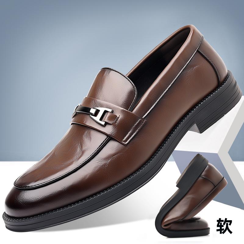 Leather Shoes For Man Genuine Leather Casual Shoes Business Oxford Shoes High Quality Designer Work Shoes