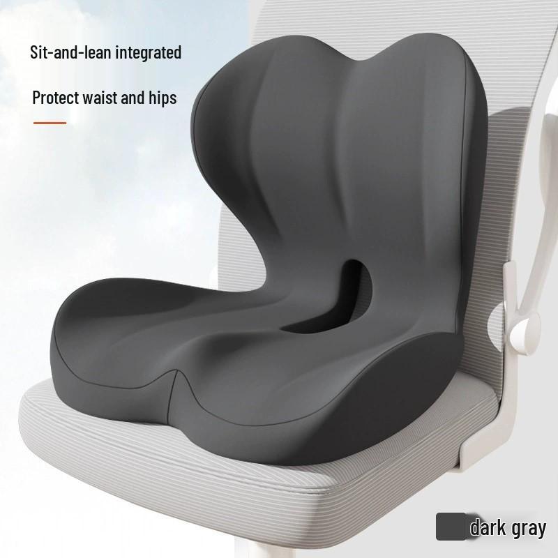 Four Seasons Memory Foam Lendenstützkissen für Büro, Atmungsaktiv und Bequem, Ideal für Lange Sitzzeiten & Schwangerschaftspflege.