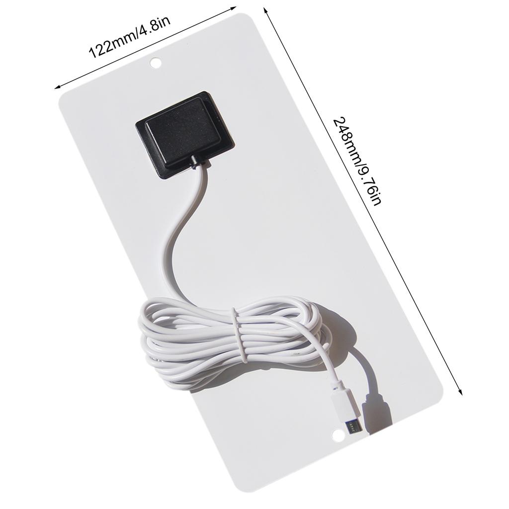 Solar Panel for Security Camera,4.5W Camera Solar Panel with USB Port Security Camera Solar Panel 9.8Ft Cable