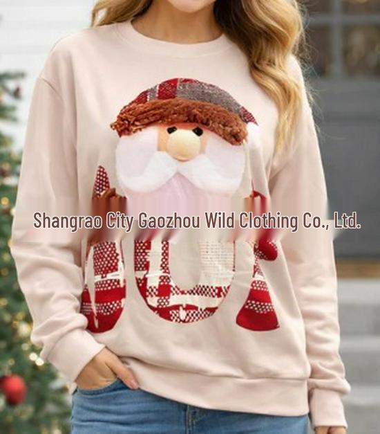2025 3D Printed Loose Round Neck Sweatshirt - European & American Autumn Collection
