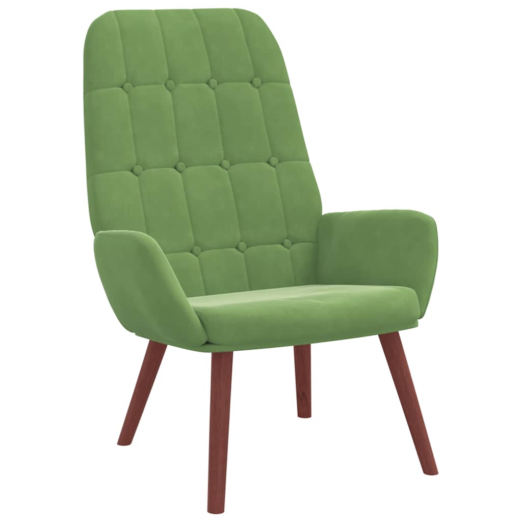 Recliner Light Green Velvet