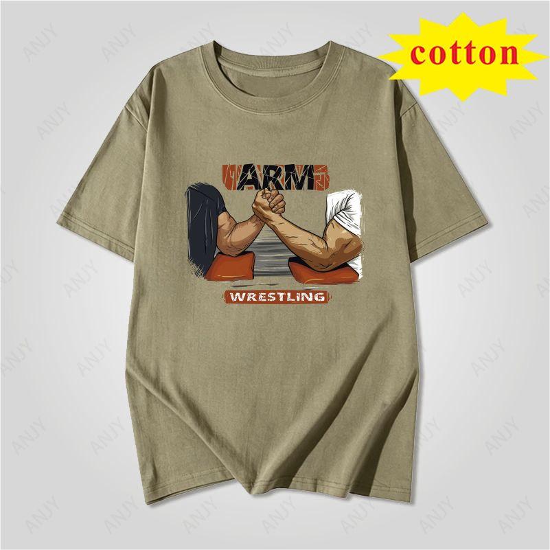 Simple Unity Handshake Printed Tshirt Versatile Basic Summer Unisex Top