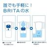 BRITA 1.1L Water Filter Pot with Liquery White Memo, Includes One Cartridge [Japan Specification, Official Japanese Product]