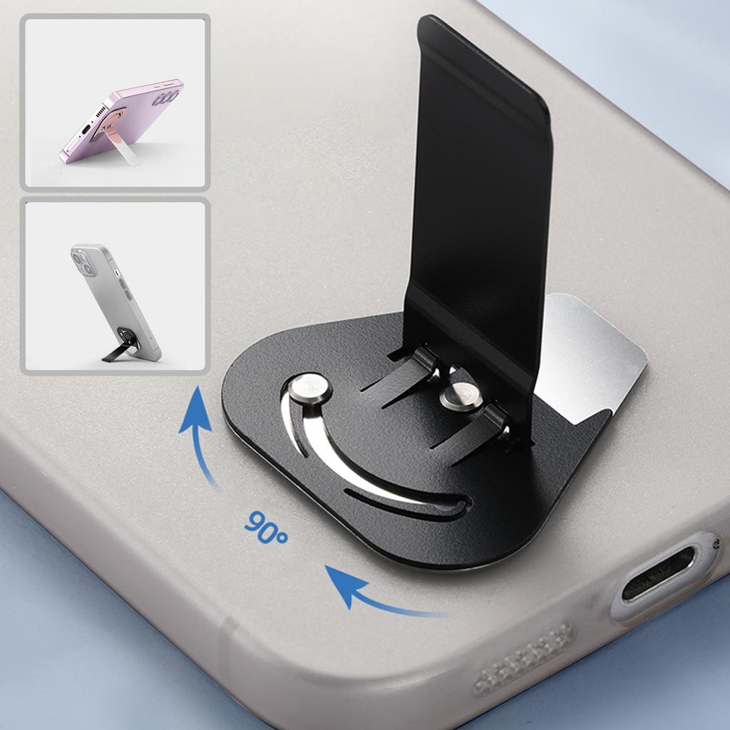 Convenient Phone Dock Folding Metal Tablet Stand Bracket for Home Office Cooking Recipe Viewing Handsfree Tablet Support