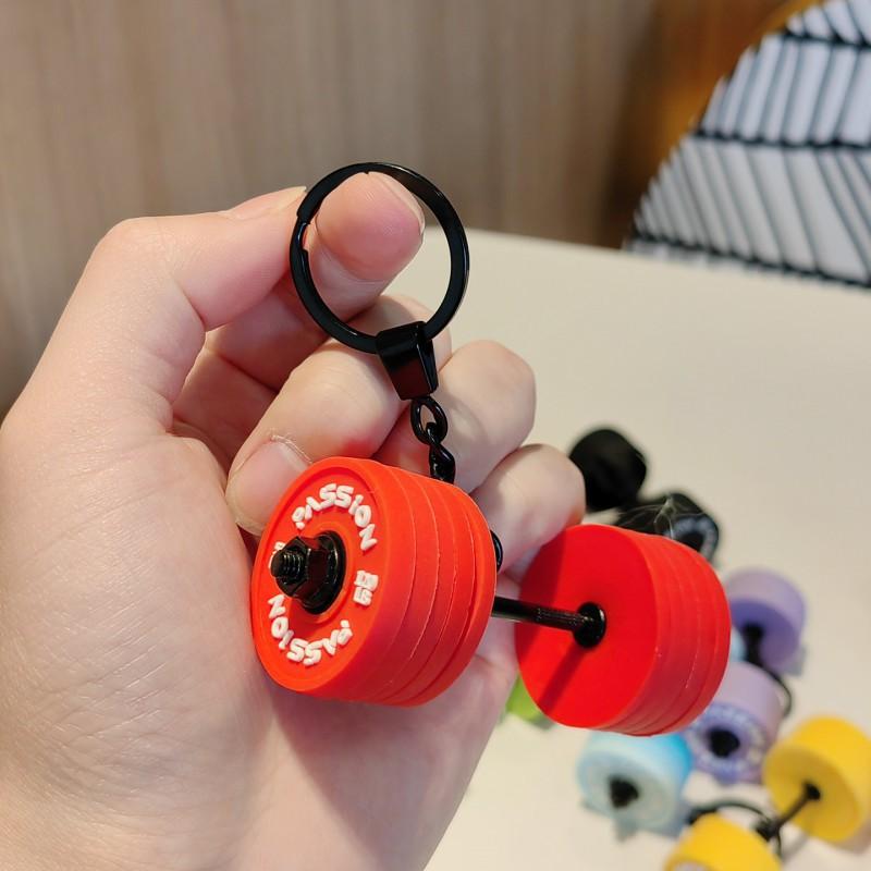 Fitness Bag Hanging High-value Equipment Series Dumbbell Barbell Key Chain Backpack Jewelry