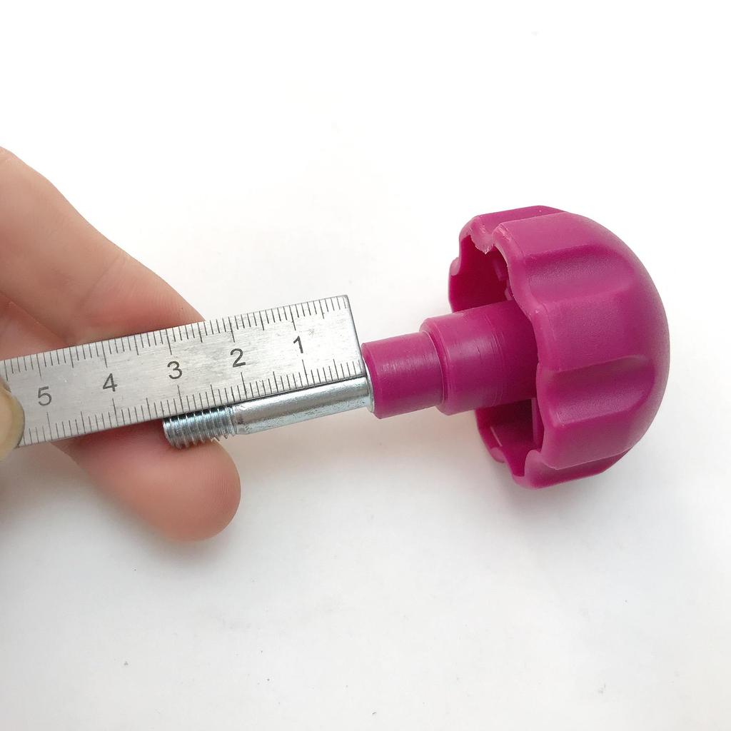 Fan Car M8 Hand-Tightening Bolt with Plastic Knob Handle Screw