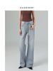 Women's High-Waisted Wide-Leg Floor-Length Jeans - Spring Collection by Big Brand Dupe