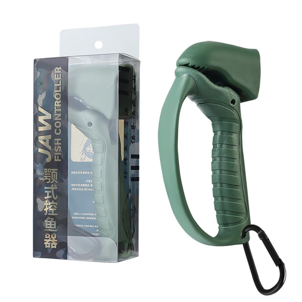 Jaw-shaped Fishing Gripper Plastic Trout Bass Pike Fish Clip Holder Fish Controller Fishing Accessories