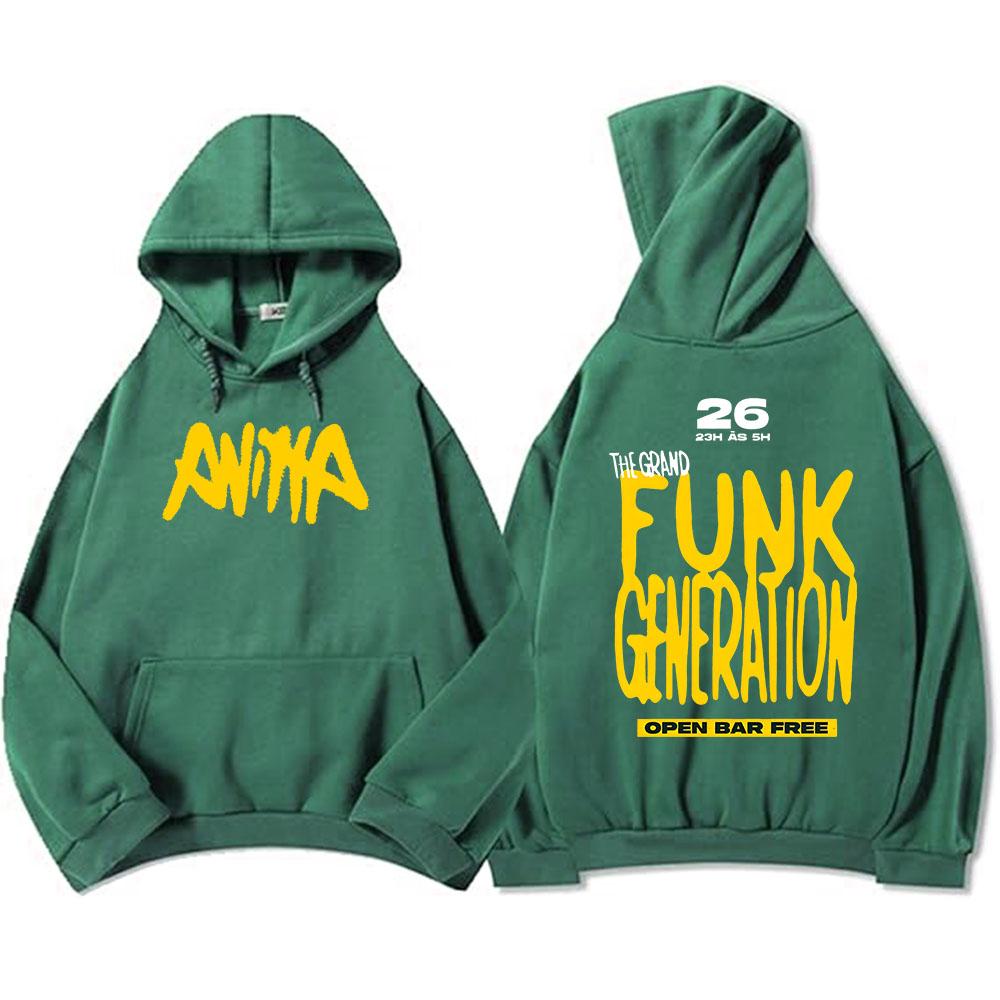 Album Funk Generation Grafik-Hoodies Anitta Druck Sweatshirts Streetwear Winter Langarm Pullover Kapuzenkleidung