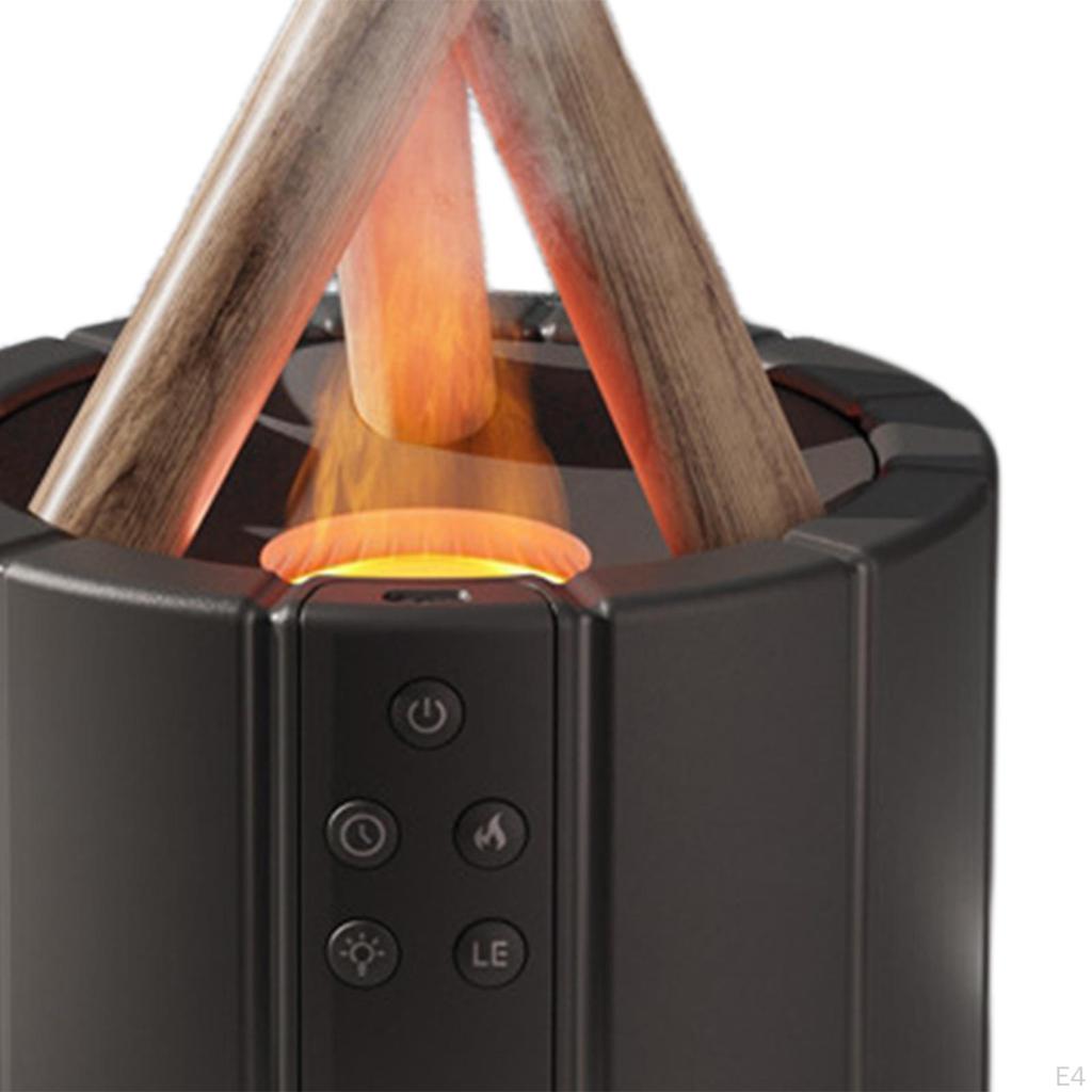 Flame Diffuser Humidifier Electric Aroma 250ml Essential Oil Air for