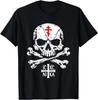 Orthodox Christian Skull Ic Xc Nika Cross T-Shirt