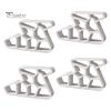 Heavy Duty Door Stop 2/3/4Pcs Window Stopper with Track Lock, Safety Non Slip Wedge Wedge, No-Tool Installation Balcony Security