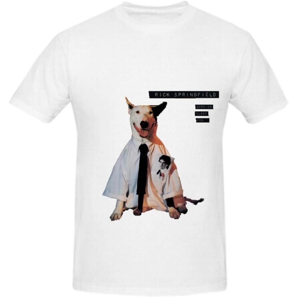 Tanko Rick Springfield Working Class Dog Electronica Men Digital Printed Tee Shirts