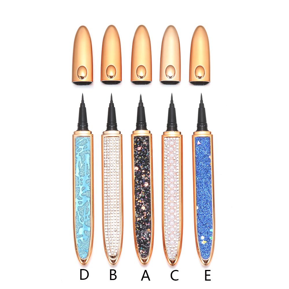 Easy to use 2 in 1 Lash Glue Liner Pen Self-adhesive Magic Eyeliner No Glue Magnetic Needed
