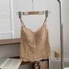 Original  Summer Popular French Lace Suspender Vest Women's Chest Pad Slim-fit Versatile Back Bottom Top