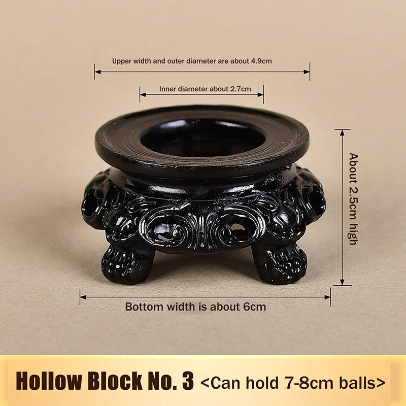 Vintage Crystal Balls Base Resin Sphere Support Display Stand Desktop Ornament Fixed Seat Home Decoration Accessories