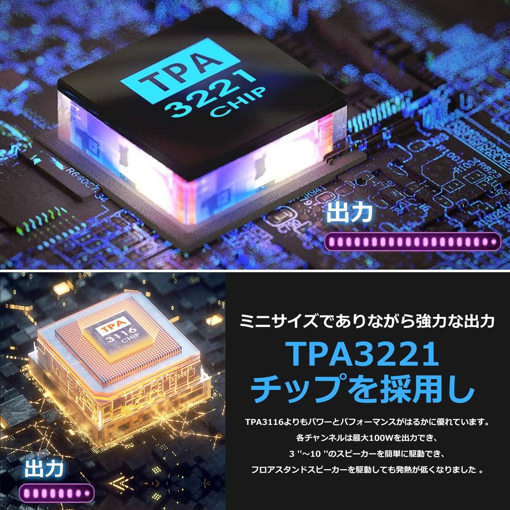 Nobsound Mini Bluetooth DSP Digital Amplifier TPA3221 Power Amplifier Receiver 100W 100W PRO Upgrade TA-21 5.0 + NS-20G/NS-10G