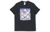 T Shirts Men's Black Crew Neck Moderate Straight Fit GE1058