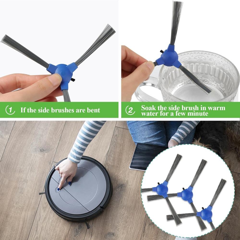 ABS Robot Sweeper Brush Replaceable Robot Vacuum Cleaner Brush Replacement Side Brush Living Room