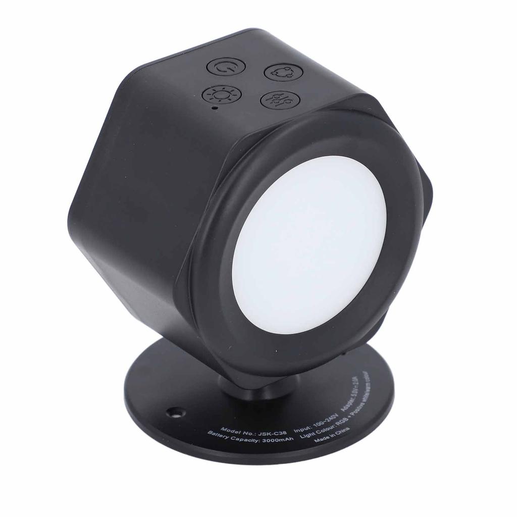 LED Wall Mounted Lights Rechargeable 3 Color Temperature RGB Dimmable Magnetic 360 Degree Rotating