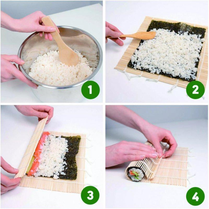 Zestaw Do Robienia I Podawania Sushi Kinghoff Kh-1704