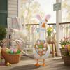 Cute Design Goose Outfit Set Easter Day Theme Housewarming Gift Goose Clothes Yard Statue Costume Porch Decoration