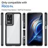 For Poco F4 Case Cover Xiaomi Poco F4 Capas Shockproof Phone Back Clear Transparent Multicolour For Fundas Poco F3 F4 5G Cover
