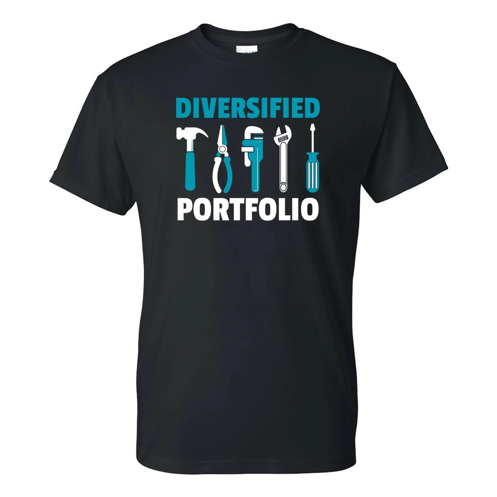 Diversified Portfolio - Handyman Mechanic Funny T Shirt S фото